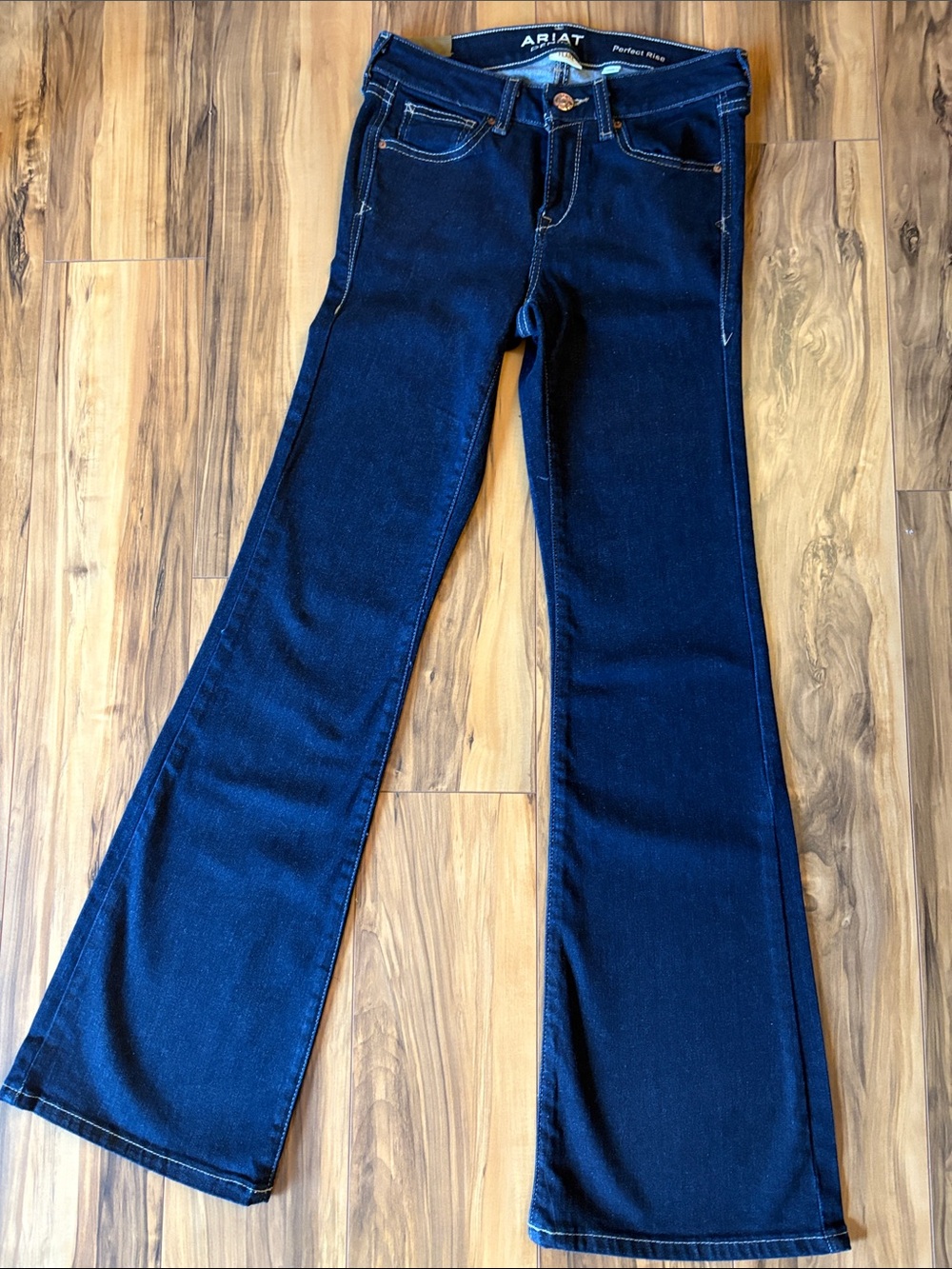 Ariat Dark Indigo Flare Jeans - Women's Wide Leg
